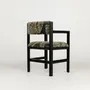 Chairs - IAM_Armchair Solid Oak Frame + Upholstery Natural + Custom Fabric - ARBORE BY CAREL WOODWORKS
