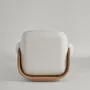 Lounge chairs - Cannoli Lounge Chair Wood Frame + Upholstery Natural (frame) + Custom Fabric - ARBORE BY CAREL WOODWORKS
