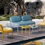Lawn tables - MARAMA Low table yellow M - EZEÏS
