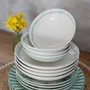 Assiettes au quotidien - Mint Garden Collection – Porcelain Dining Set - SOMNIA ATELIER