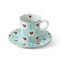 Mugs - Amour Collection Porcelain Coffee Cup (Set of 2) - SOMNIA ATELIER