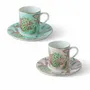 Tasses et mugs - Flora Collection Porcelain Coffee Cup  (Sets of 2) - SOMNIA ATELIER