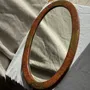 Mirrors - Small oval brown and gold Art Deco mirror 33x54 - OFFICE OBJETS
