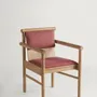 Chairs - Steekla Chair Solid Oak + Upholstery Natural + Custom Upholstery - ARBORE BY CAREL WOODWORKS