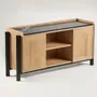 Buffets - Steekla Credenza with Marble Chêne - ARBORE BY CAREL WOODWORKS