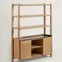 Buffets - Steekla Storage Unit w Marble Chêne - ARBORE BY CAREL WOODWORKS