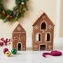 Other Christmas decorations - Papier-mâché Gingerbread Christmas Village - BE HOME