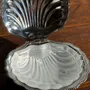 Kitchen utensils - Vintage silver plated shell butter dish with transparent cup - OFFICE OBJETS