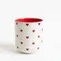 Mugs - Ceramic Hearts Espresso Cup - SOMNIA ATELIER