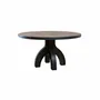 Tables de réunion - Industrial Solid Wood Table with Steel Base SL-018 - STURDY-LEGS