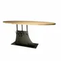 Tables de réunion - SL-043 Adjustable Central-Base Industrial Table - STURDY-LEGS