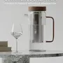 Tea and coffee accessories - New generation 1.5L glass filter jug - LE CHARBON ACTIF FRANCAIS