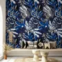 Tapestries - Panoramic wallpaper Aquatic Flowers - LE PAPIERS DE NINON