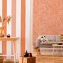Tapisseries - Papier peint à Rayures Majestueuses - terracotta - LE PAPIERS DE NINON