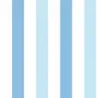 Tapestries - Alternating Blue Stripes Panoramic Wallpaper - LE PAPIERS DE NINON