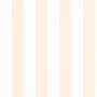 Tapestries - Cream Soft Stripes Panoramic Wallpaper - LE PAPIERS DE NINON