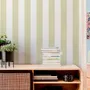 Tapisseries - Papier peint à Rayures Douces - vert - LE PAPIERS DE NINON