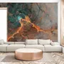Tapisseries - Papier peint panoramique Marble On Fire - LE PAPIERS DE NINON