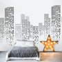 Tapestries - City Lights panoramic wallpaper - LE PAPIERS DE NINON