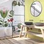 Tapestries - Panoramic Wallpaper Vegetal Bricks - LE PAPIERS DE NINON