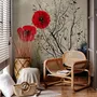 Tapisseries - Papier peint panoramique Poppies - LE PAPIERS DE NINON