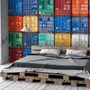 Tapestries - Dockside panoramic wallpaper - LE PAPIERS DE NINON