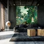 Tapestries - Equatorial Jungle Panoramic Wallpaper (Hj Rousseau) - LE PAPIERS DE NINON