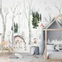 Tapestries - Bambi & Co panoramic wallpaper - LE PAPIERS DE NINON