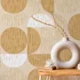 Tapisseries - Papier peint panoramique Groove - Ocre - LE PAPIERS DE NINON
