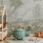 Tapestries - Jurassic panoramic wallpaper - LE PAPIERS DE NINON