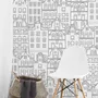 Tapestries - Amsterdam panoramic wallpaper - LE PAPIERS DE NINON