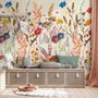 Tapestries - Summer Garden panoramic wallpaper - LE PAPIERS DE NINON