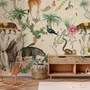 Tapestries - Panoramic Wallpaper Botanical Bestiary - LE PAPIERS DE NINON