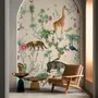 Tapestries - Panoramic Wallpaper Botanical Bestiary - LE PAPIERS DE NINON