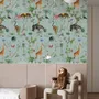 Tapestries - Panoramic Wallpaper Botanical Bestiary Pattern - LE PAPIERS DE NINON