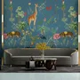 Tapestries - Panoramic Wallpaper Botanical Bestiary - LE PAPIERS DE NINON