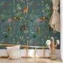 Tapestries - Panoramic Wallpaper Botanical Bestiary Pattern - LE PAPIERS DE NINON
