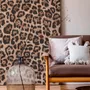 Tapestries - Panoramic Leopard Wallpaper - LE PAPIERS DE NINON