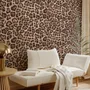 Tapestries - Panoramic Leopard Wallpaper - LE PAPIERS DE NINON