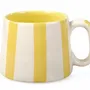 Tasses et mugs - Tasses à café à rayures en céramique - 3,6 x 2,6 pouces - CASA AMAROSA