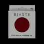 Socks - Bio Cotton Solid Color Single Crew Sock: RED (not pair, only 1 piece) - BJÄSTE