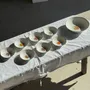 Platter and bowls - Vintage fruit salad service composed of a salad bowl, 7 cups - OFFICE OBJETS