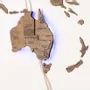 Other wall decoration - 3D LED Wooden World Map 3.0 Prime Terra 2XL USA Right - ENJOY THE WOOD