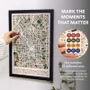 Other wall decoration - 3D City Map 3.0 San Antonio L White Frame - ENJOY THE WOOD
