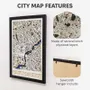Other wall decoration - 3D City Map 3.0 Philadelphia XL Black Frame - ENJOY THE WOOD