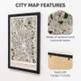 Other wall decoration - 3D City Map 3.0 San Antonio XL White Frame - ENJOY THE WOOD