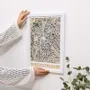 Other wall decoration - 3D City Map 3.0 Charlotte L White Frame - ENJOY THE WOOD
