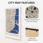 Other wall decoration - 3D City Map 3.0 Miami L Black Frame - ENJOY THE WOOD