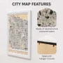 Other wall decoration - 3D City Map 3.0 Las Vegas L White Frame - ENJOY THE WOOD