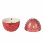 Bougies - SCARLET ÉCLAT - Bougie parfumée en forme d'œuf, petit format, aux senteurs de cassis, rose et patchouli - ARTITUDE HOME